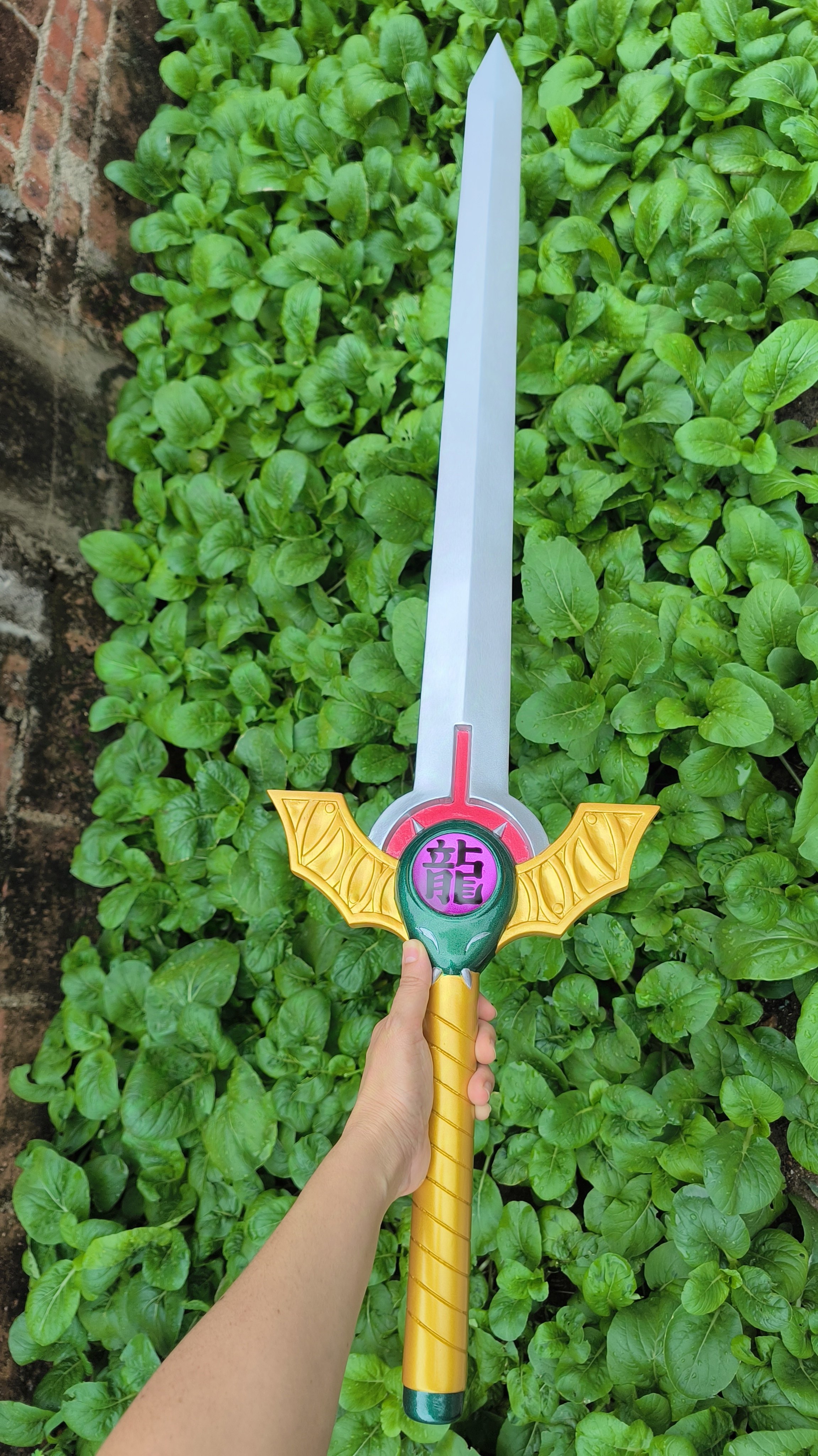 风雷剑传奇 九龙珠  龙神剑  木质  动漫武器道具还原