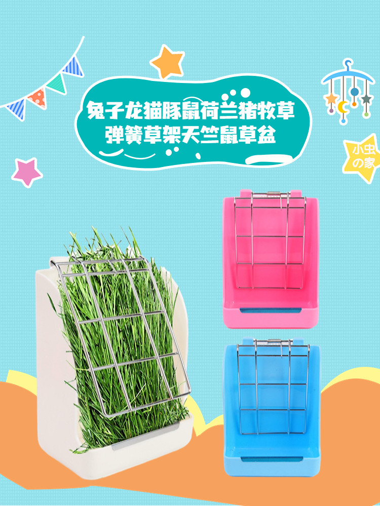 兔子龙猫荷兰猪简易内置草架