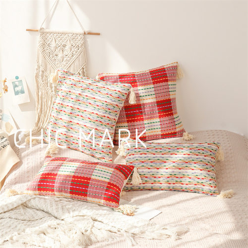 圣诞抱枕沙发客厅大靠枕新年节日腰枕床头枕套不含芯布料靠背垫