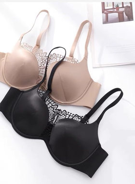 安莉芳 正品 光面法式杯软钢圈内衣小胸聚拢上托文胸EB00460 1099