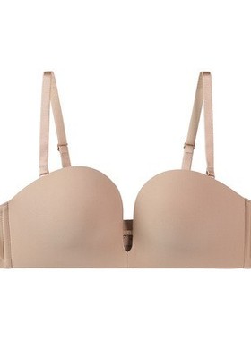 【低碳生活】安莉芳半杯光面无钢圈文胸女士小胸聚拢内衣EB00573