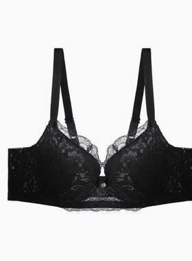 芬狄诗薄款包容夹碗围立体花型蕾丝性感加宽侧收胸罩FBW0018