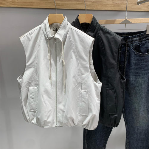 户外休闲工装立领90鹅绒服背心