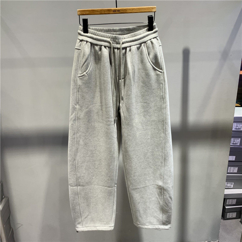 冬季新款重磅卫裤弯刀直筒休闲宽松加绒男士运动保暖百搭显瘦长裤,男装,休闲裤,淘宝优惠券,粉丝福利购,淘宝优惠卷