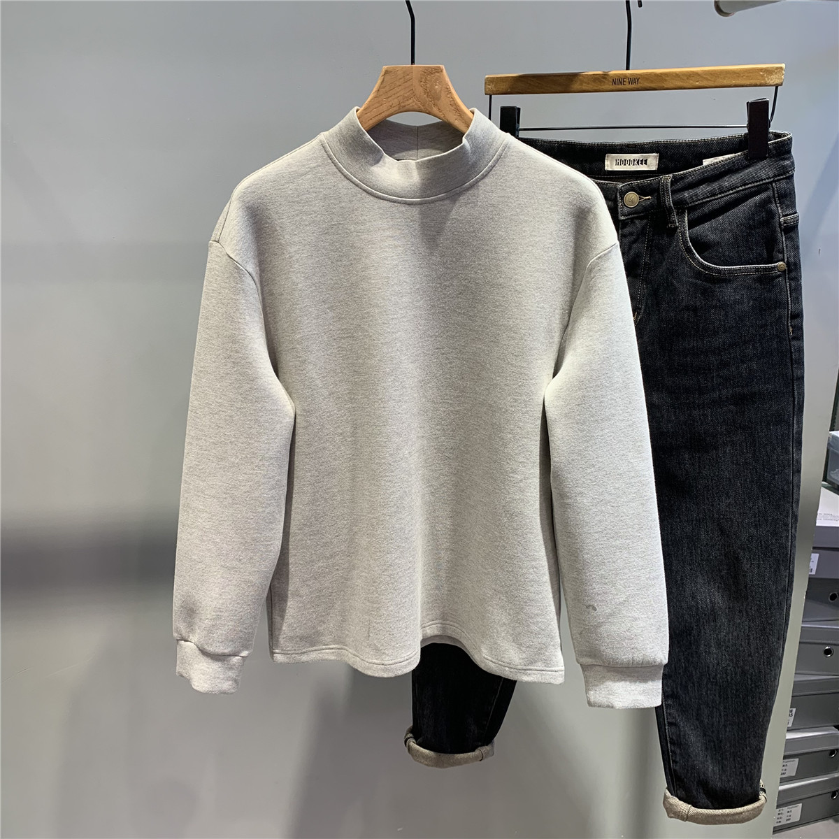 高级感亲肤加厚羊毛打底衫