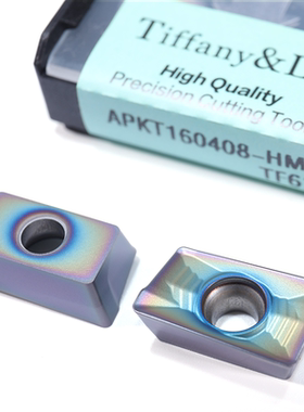 戴斯卡DESKAR数控铣七彩刀片APKT160408-HM TF618 通用不锈钢方形