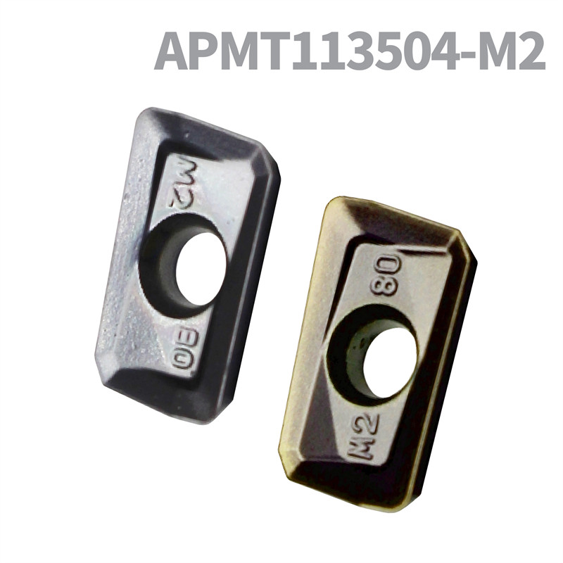 数控铣刀片APMT113504-M2加工中心钢件专用大R角开粗铣床刀粒
