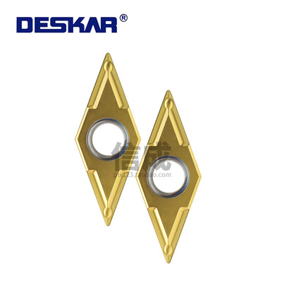 戴斯卡DESKAR数控合金内孔刀片VCMT160404-37°LF6028不锈钢菱形