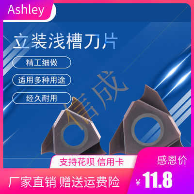 Ashley数控切断刀杆刀片切槽刀片浅槽刀TGF32R全系割刀卡簧车刀片