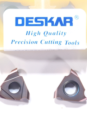 戴斯卡DESKAR数控卡簧立装浅槽刀片TGF32R050-R0.25 LF6018三角形