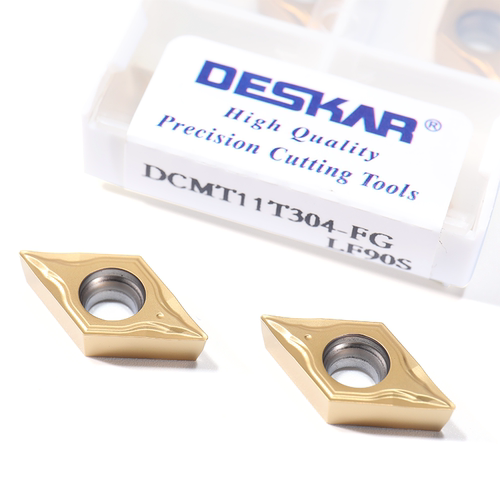 戴斯卡DESKAR数控金属陶瓷刀片DCMT11T304-FG LF90S菱形车刀片