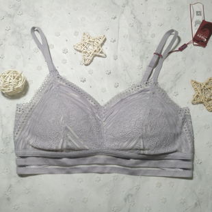 清仓 专柜正品中薄ABC杯无钢圈舒适定型甜美蕾丝时尚亲肤棉文胸罩