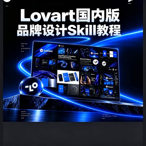 Lovart 国内版品牌设计Skill教程AI视觉设计工具技能实操教学资料