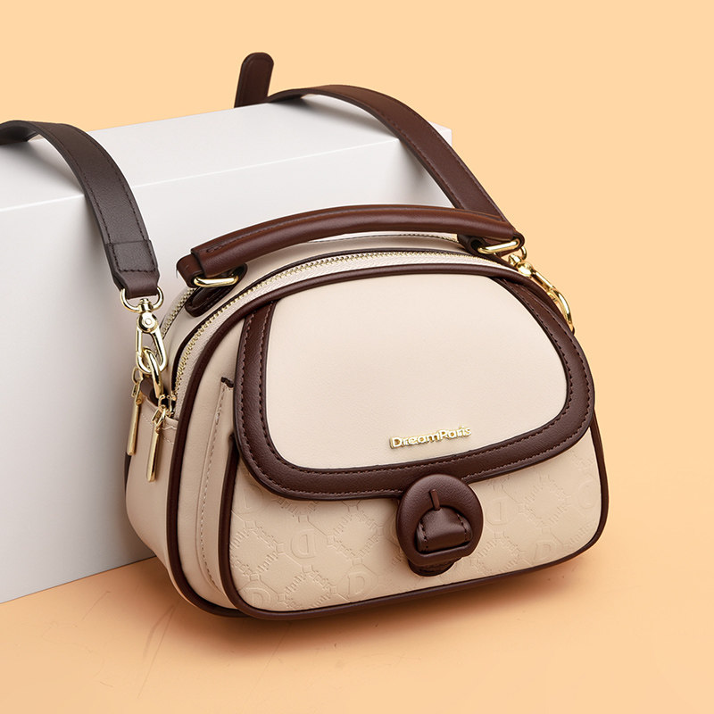 香港品牌女包2024春夏新款时尚真皮女士手提斜挎包百搭通勤单肩包