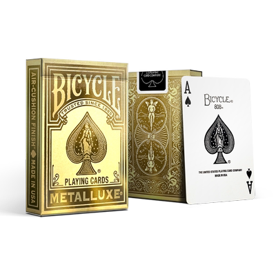 bicycle奢华鎏金系列烫金扑克牌