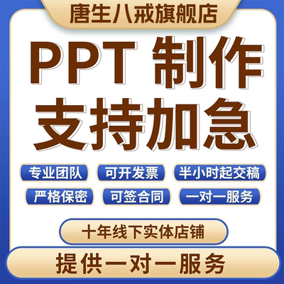 专业ppt制作样稿不满意全额退款