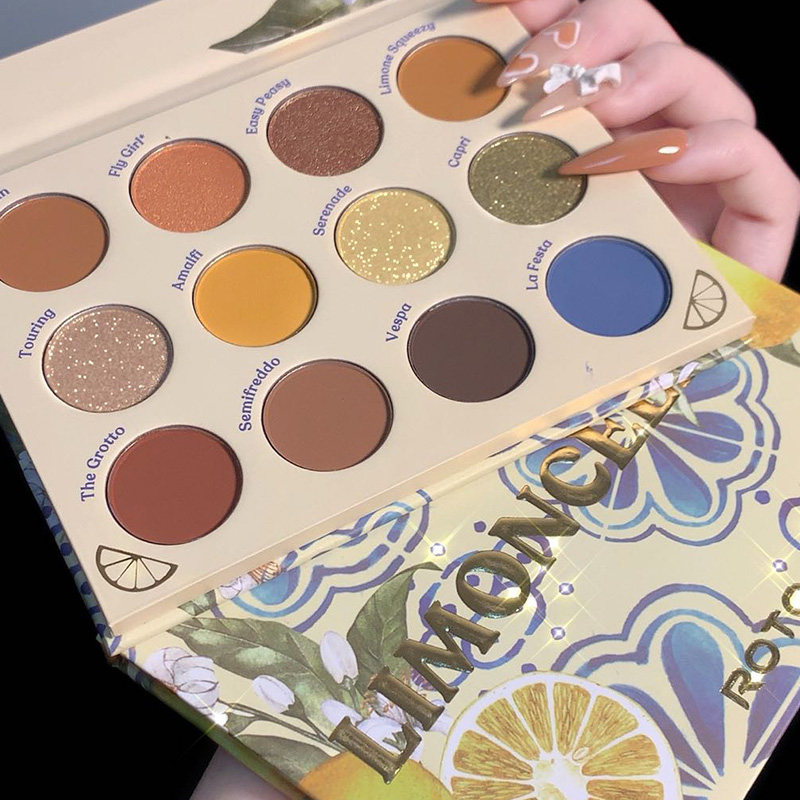 roto眼影盘2021年新款十二色眼影盘夏天超火大地色平价学生|msdalam kategori Alat solek/minyak wangi/kecantikan, Pembayang mata - dari Buy2taobao.com untuk memberikan perkhidmatan ejen Taobao profesional membeli