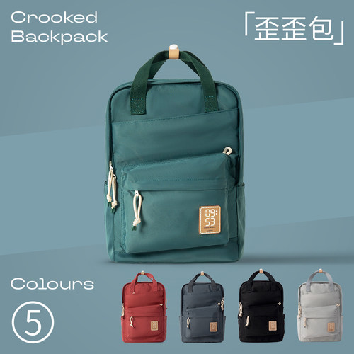 上学男女帆布大容量双肩包