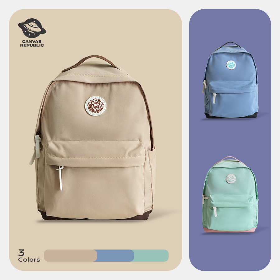 简约学生书包 耐磨轻便大容量双肩包 通勤电脑包旅行背包
