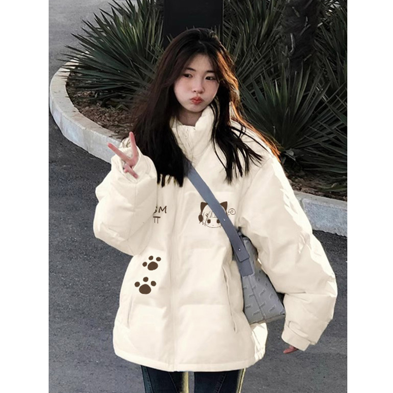 小个子羽绒服学院风保暖