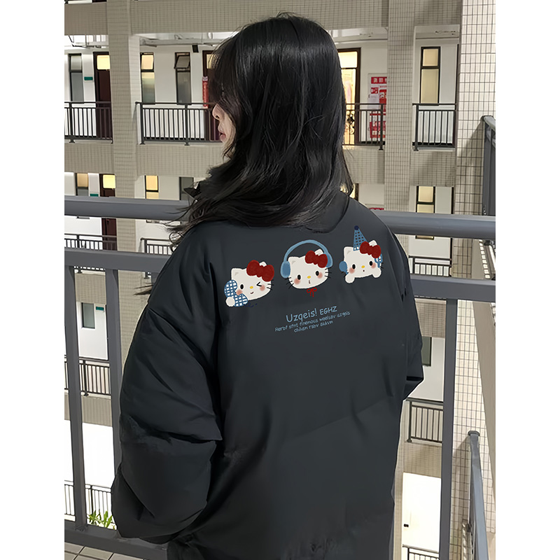 轻薄90白鸭绒印花白鸭绒羽绒服