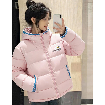 轻薄90白鸭绒印花白鸭绒羽绒服