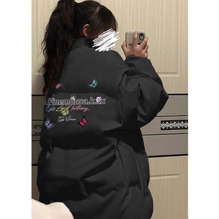 高级感超好看90白鸭绒羽绒服女冬季新款小个子宽松学生加厚外套潮