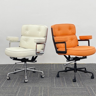 智行现代时尚 伊姆斯椅办公家具电脑椅培训椅罗宾椅皮椅升降转椅子