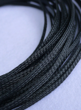 三织非加密 蛇皮网4/6/8/10/12/16mm 黑色 线缆护套 PET编织网管