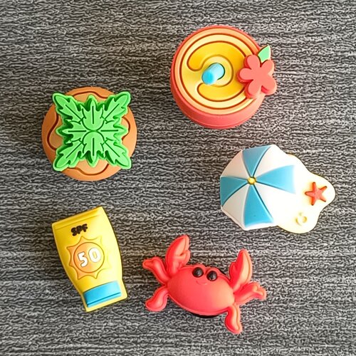 檀健次同款鞋扣沙滩五件套