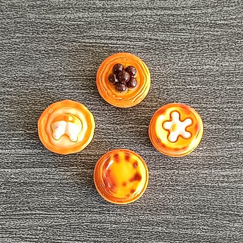 个性diy鞋扣珍珠蛋挞鞋花