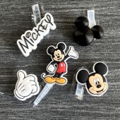 卡骆驰智必星配件洞洞鞋 扣 鞋 花 扮五件套 新款 米奇装 Crocs配饰鞋