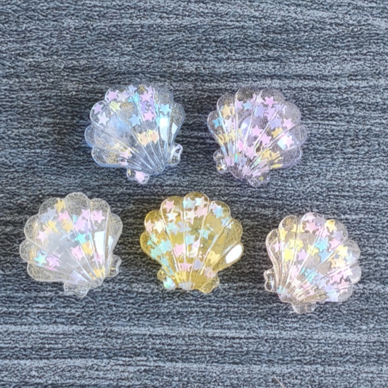 高级感洞洞鞋鞋扣水晶贝壳DIY