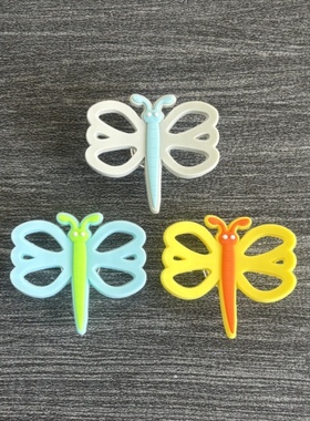 新款Crocs鞋花 卡骆驰智必星配件洞洞鞋鞋扣 蓝色镂空蜻蜓 蝴蝶