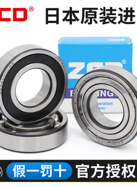 进口ZCD电机轴承6000 6001 6002 6003zz6004 6005 6006 6007 DDU