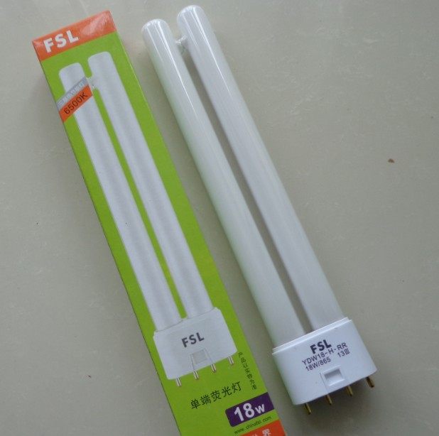 佛山H管18W台灯灯管护眼灯管平四针YDW18-H.RR 18W/865吸顶灯灯管