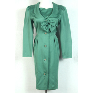 秋冬装孤品复古古着vintage连衣裙