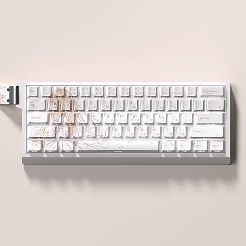 椎名真昼 二次元主题键帽原厂侧刻透光PBT热升华适配60/63/64/68