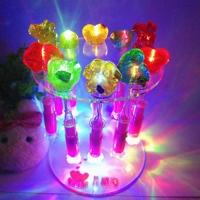发光棒棒糖呆萌LED酒吧夜场ktv玫瑰话梅七彩闪光儿童七夕创意糖果,零食/坚果/特产,棒棒糖,淘宝优惠券,粉丝福利购,淘宝优惠卷