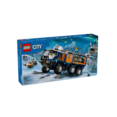 乐高城市系列60471极地探险实验室卡车男女孩益智拼搭积木玩具