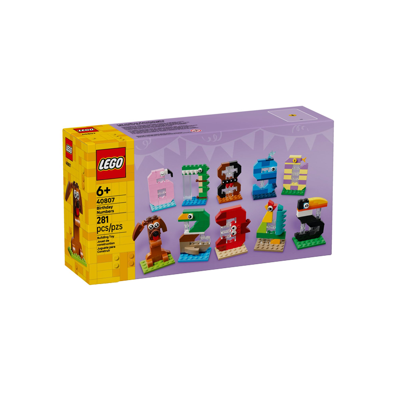 乐高创意系列40807生日数字