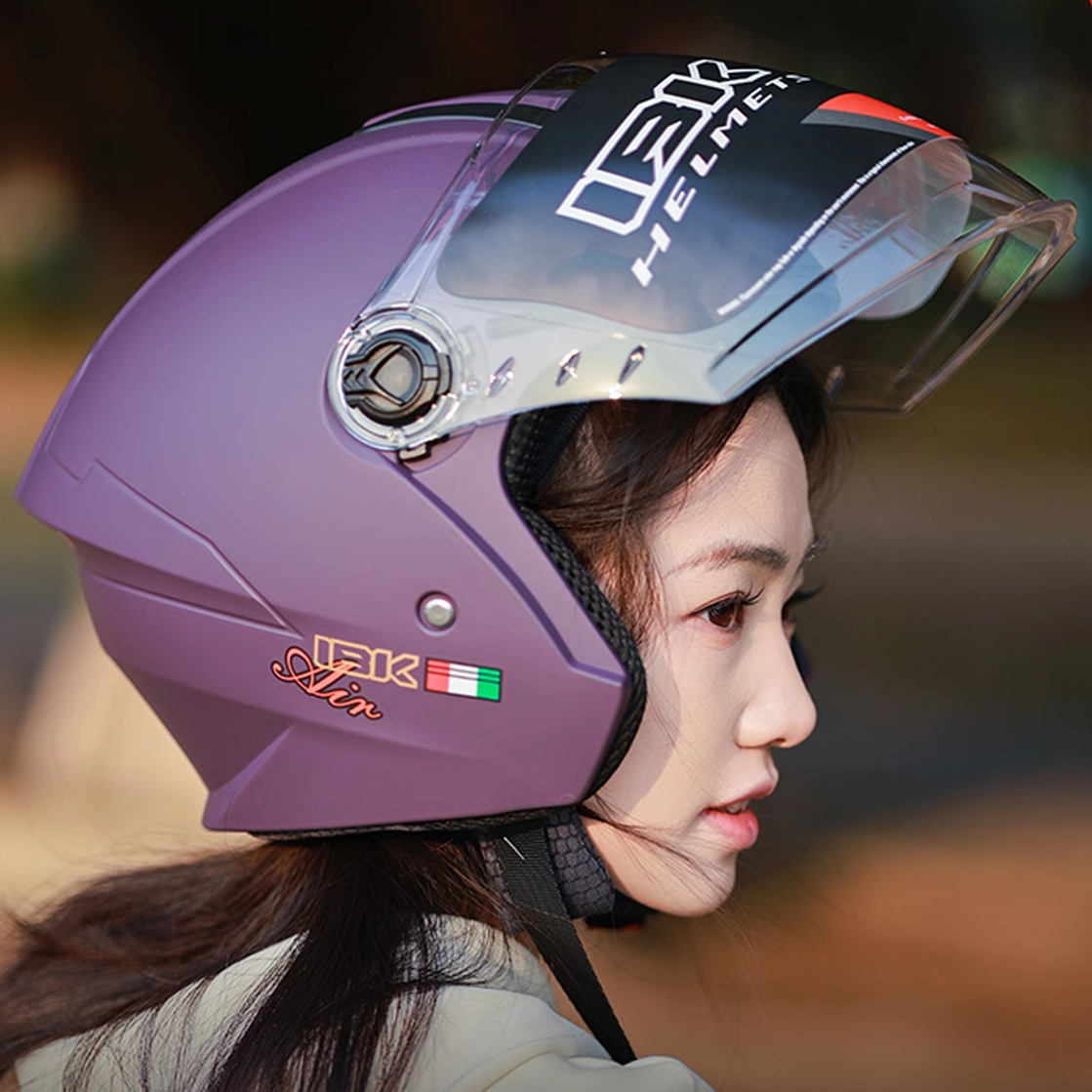 3C认证电动摩托机车半盔安全帽