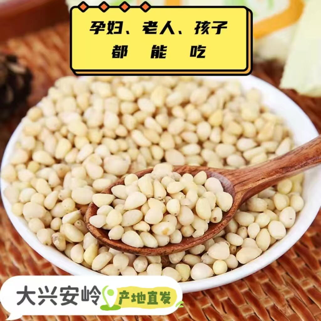 大兴安岭新货偃松仁小松子仁 马尾松籽 松仁去壳无添加包邮