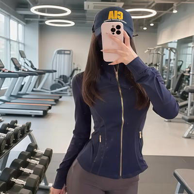 L家 原厂 经典Define 健身运动瑜伽跑步骑行休闲拉链外套769