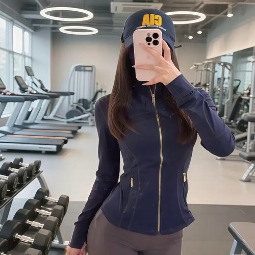 L家 原厂 经典Define 健身运动瑜伽跑步骑行休闲拉链外套769