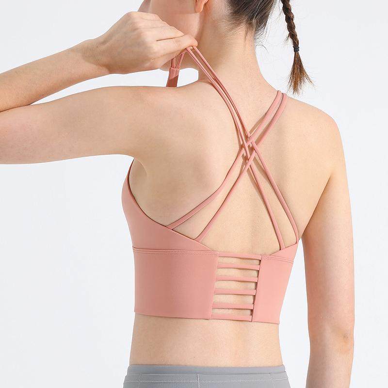 细肩带美背运动文胸女防震聚拢内衣无钢圈背心瑜伽健身外穿659,运动/瑜伽/健身/球迷用品,瑜伽背心,淘宝优惠券,粉丝福利购,淘宝优惠卷