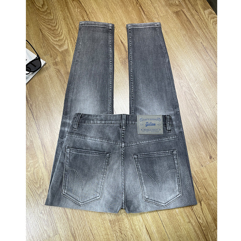 ZERODEGREENORTH 청바지 남성 가을 겨울 트렌디 브랜드 슬림 스몰 스트레이트 롱팬츠는 트렌디하고 활용도가 높습니다