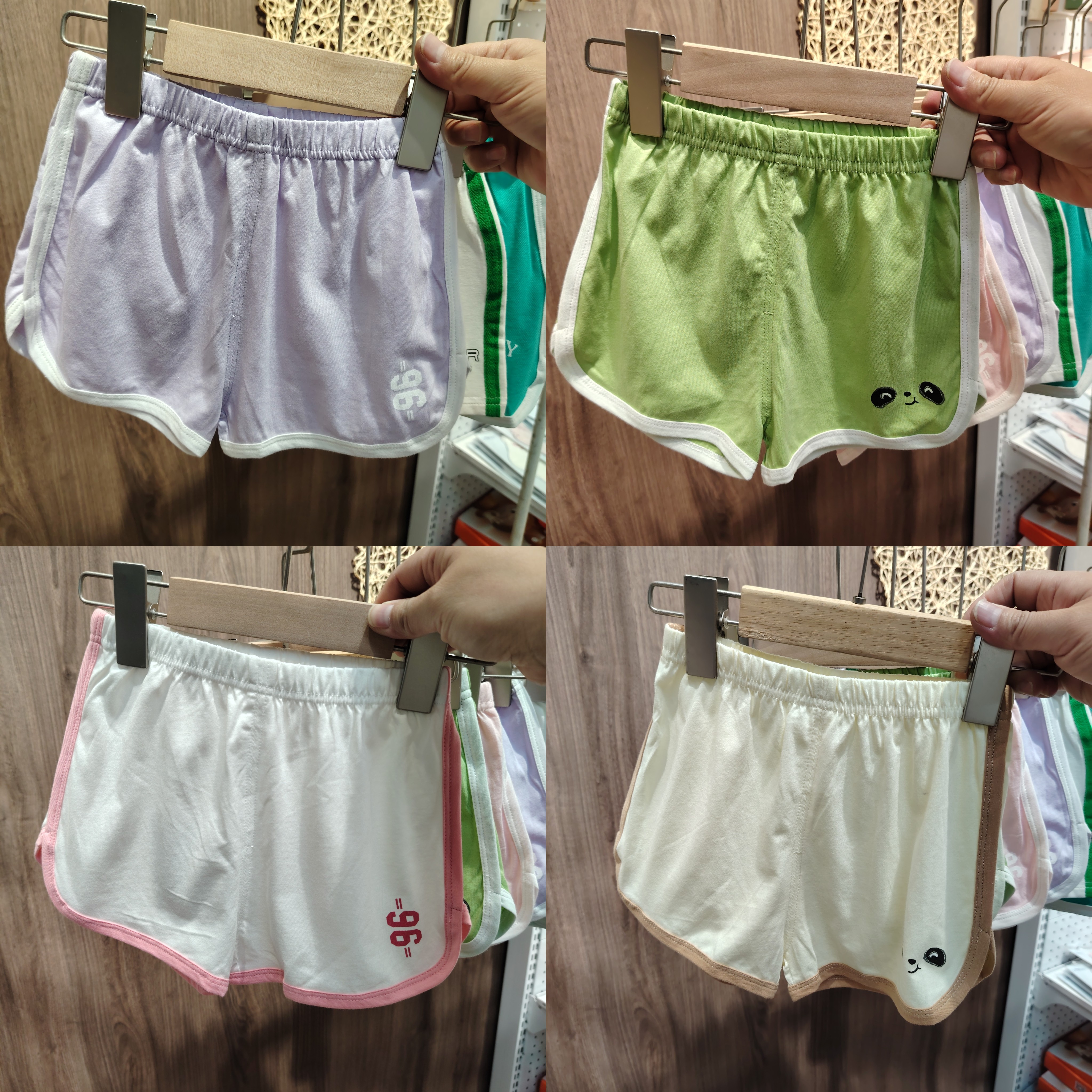 旺贝特婴儿裤子夏季男女童短裤宝宝三分裤儿童运动裤纯棉0-1-3岁