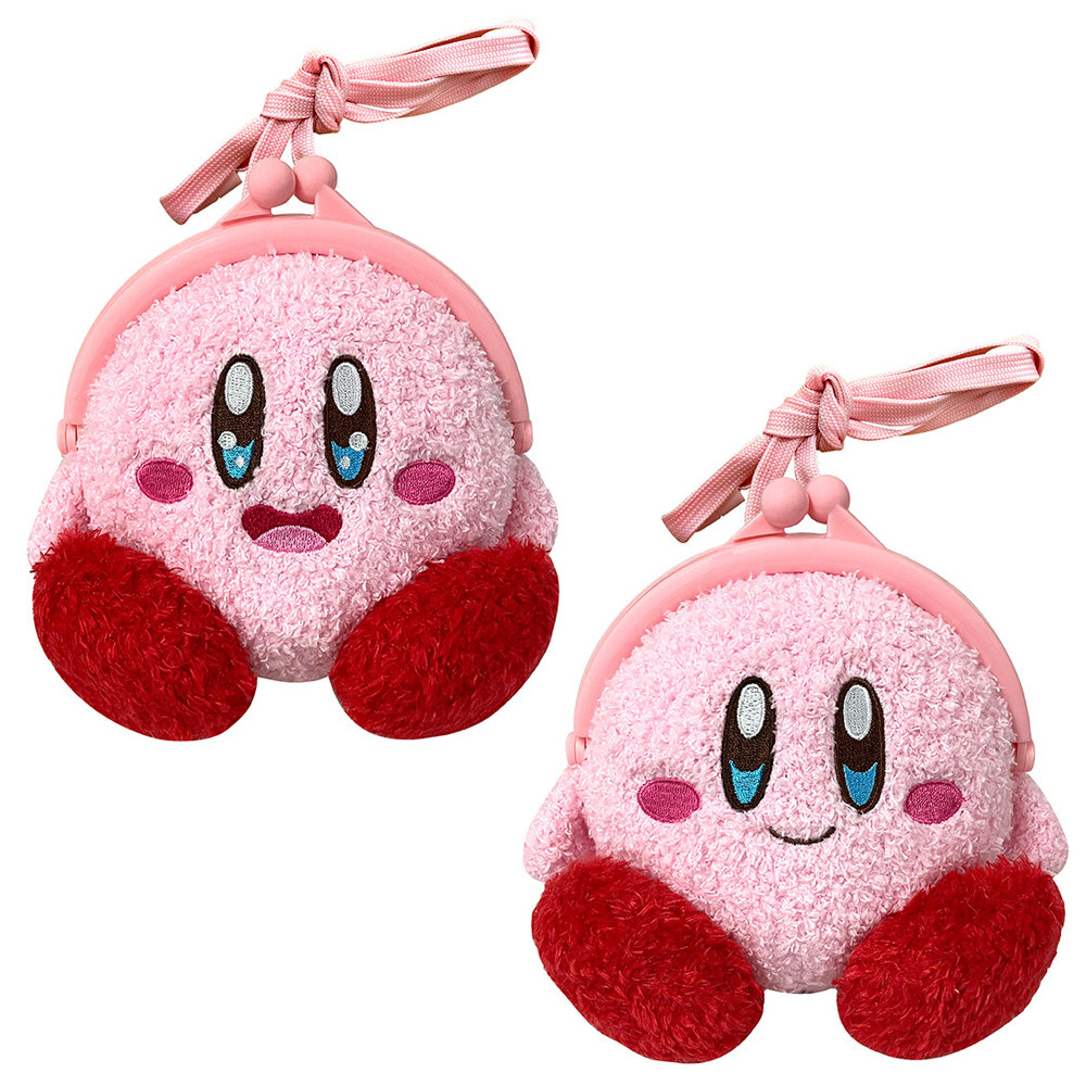 日本星之卡比毛茸茸颈挂包手包