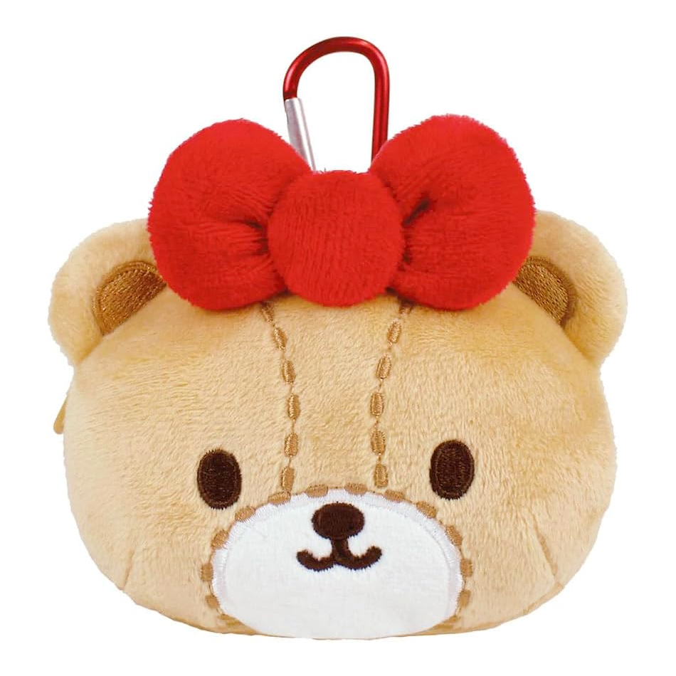 日本三丽鸥泰迪小熊小拉链袋挂件